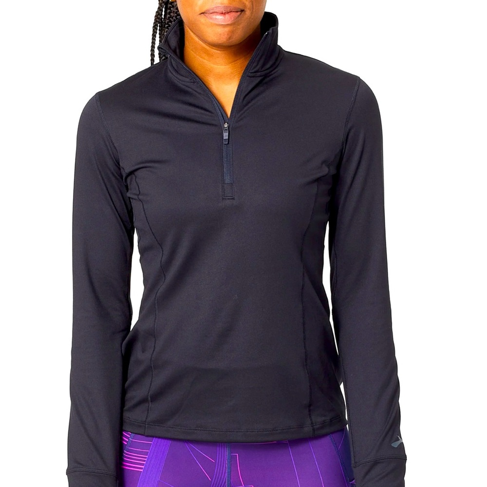 Brooks Core Dash Half Zip Maroon